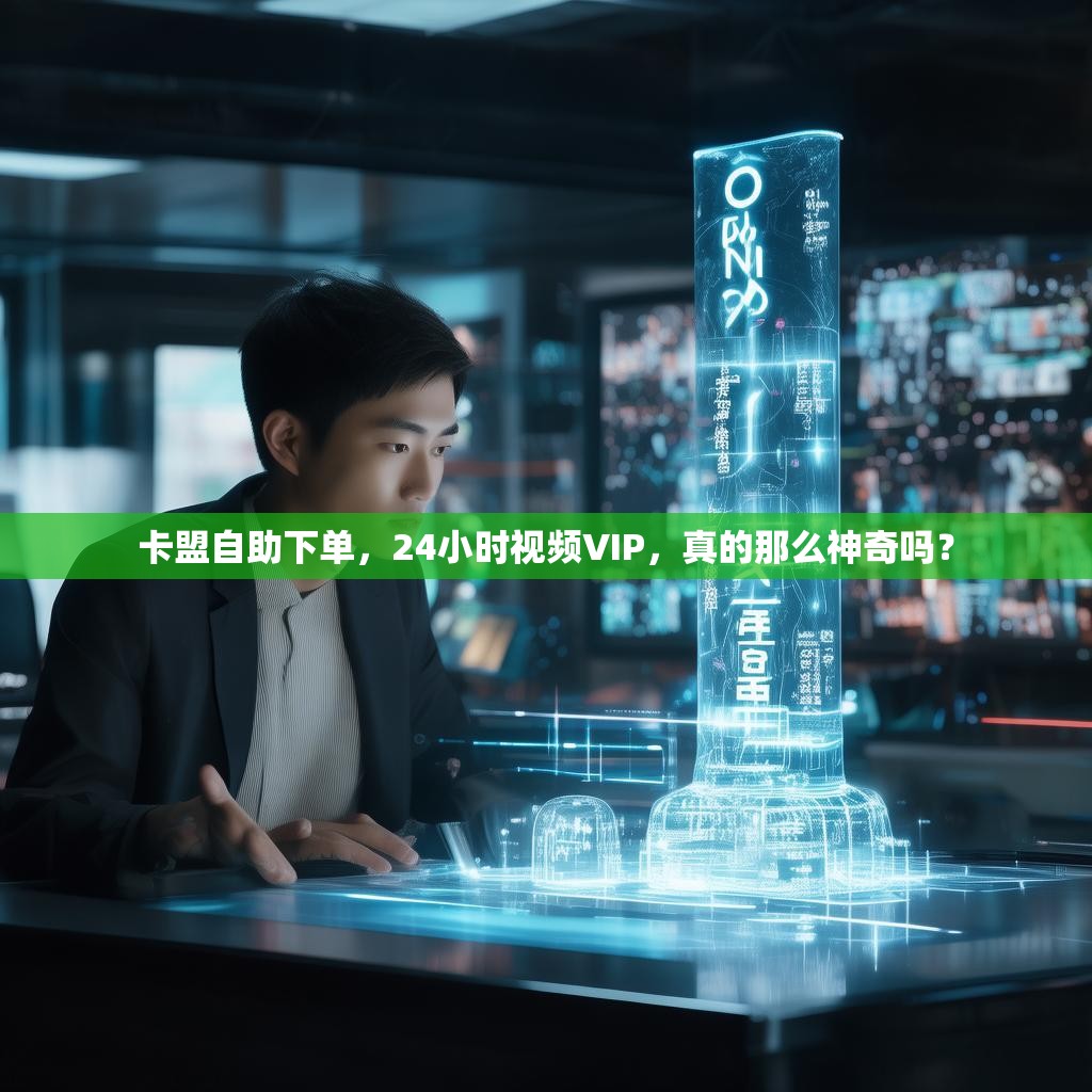 卡盟自助下单，24小时视频VIP，真的那么神奇吗？