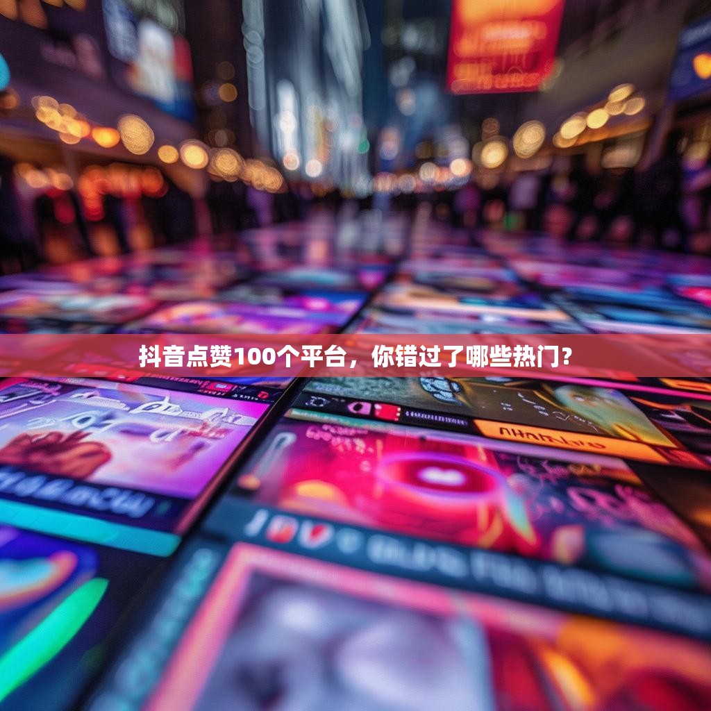 抖音点赞100个平台，你错过了哪些热门？