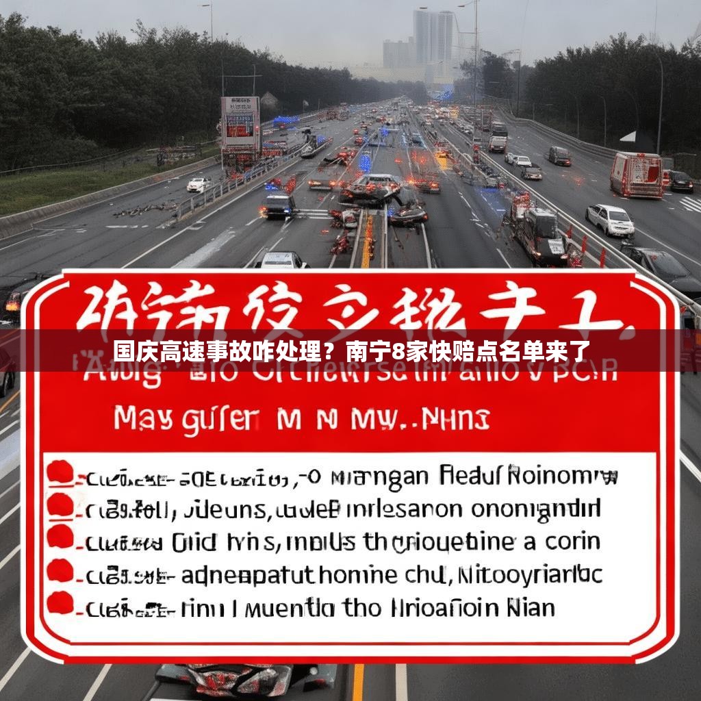 国庆高速事故咋处理？南宁8家快赔点名单来了