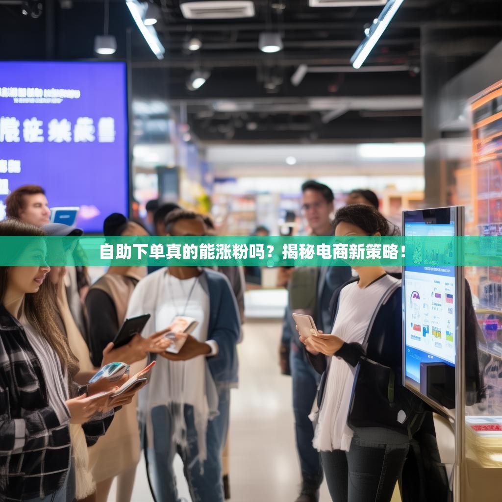 自助下单真的能涨粉吗？揭秘电商新策略！