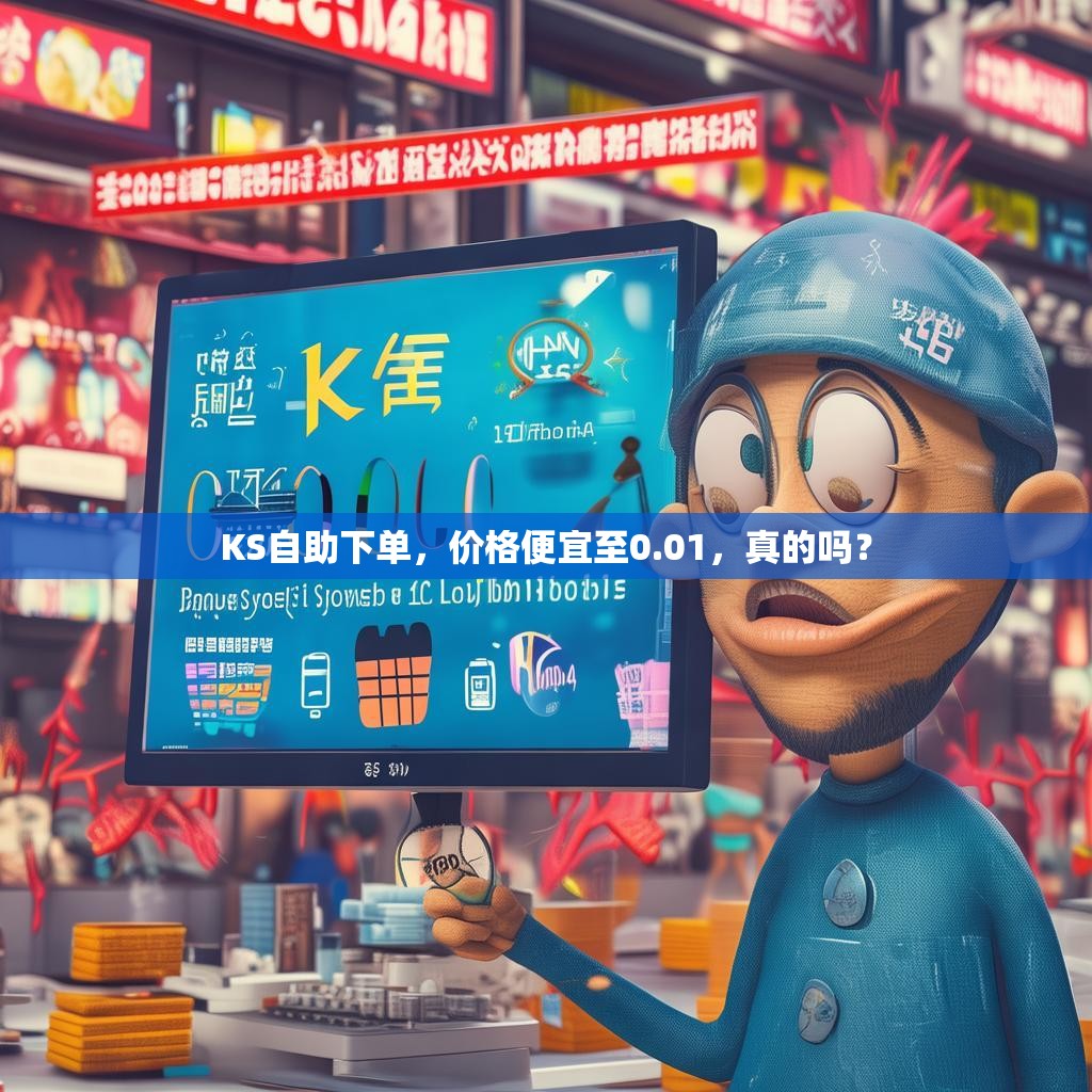 KS自助下单，价格便宜至0.01，真的吗？