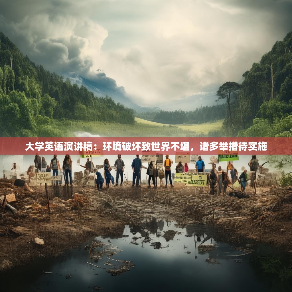 大学英语演讲稿：环境破坏致世界不堪，诸多举措待实施