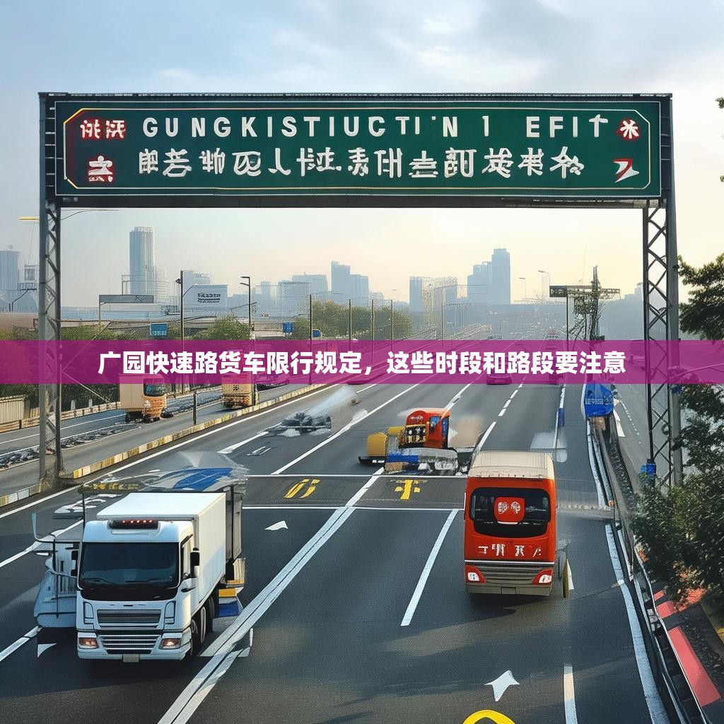 广园快速路货车限行规定，这些时段和路段要注意