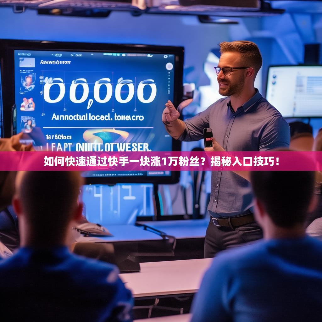 如何快速通过快手一块涨1万粉丝？揭秘入口技巧！