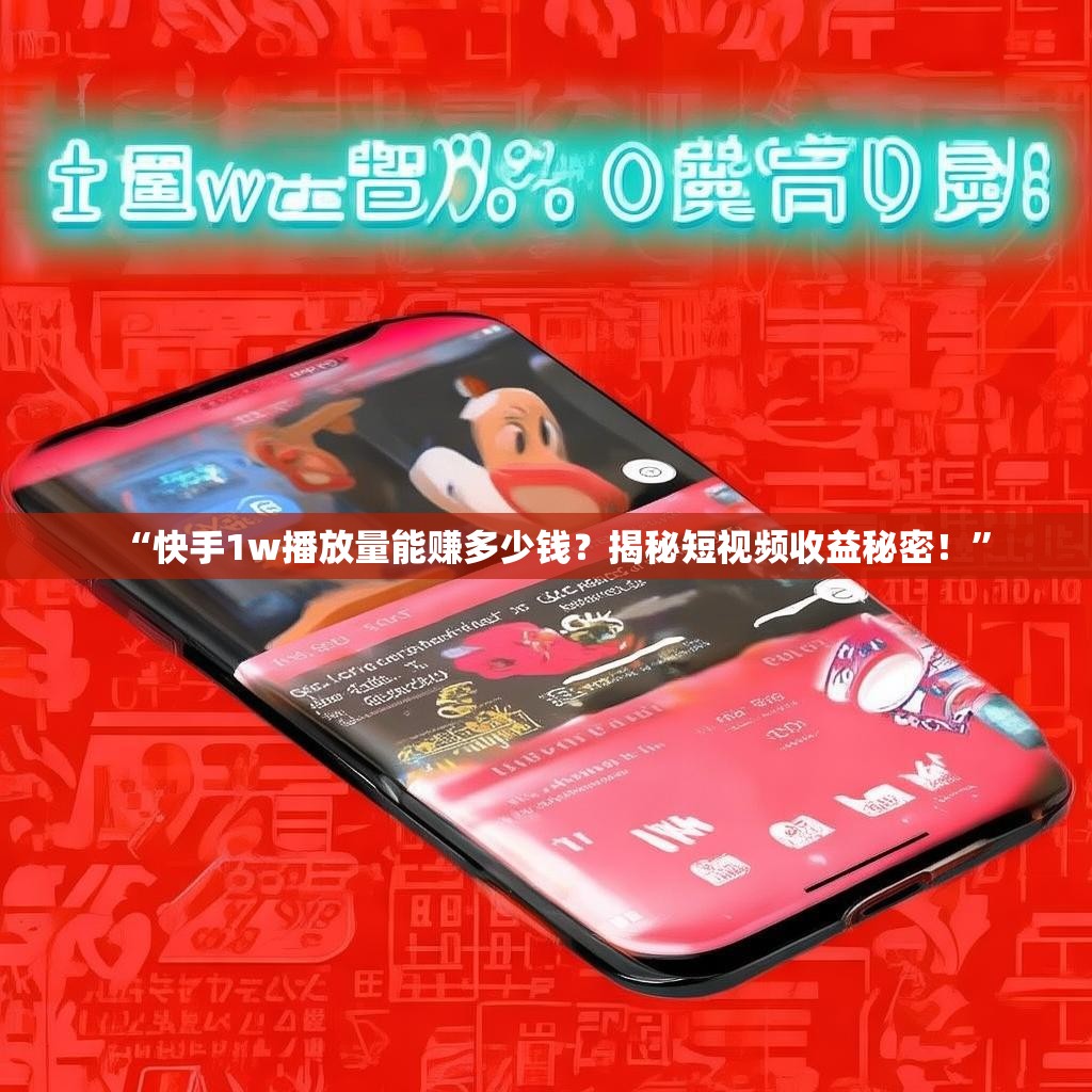 “快手1w播放量能赚多少钱？揭秘短视频收益秘密！”