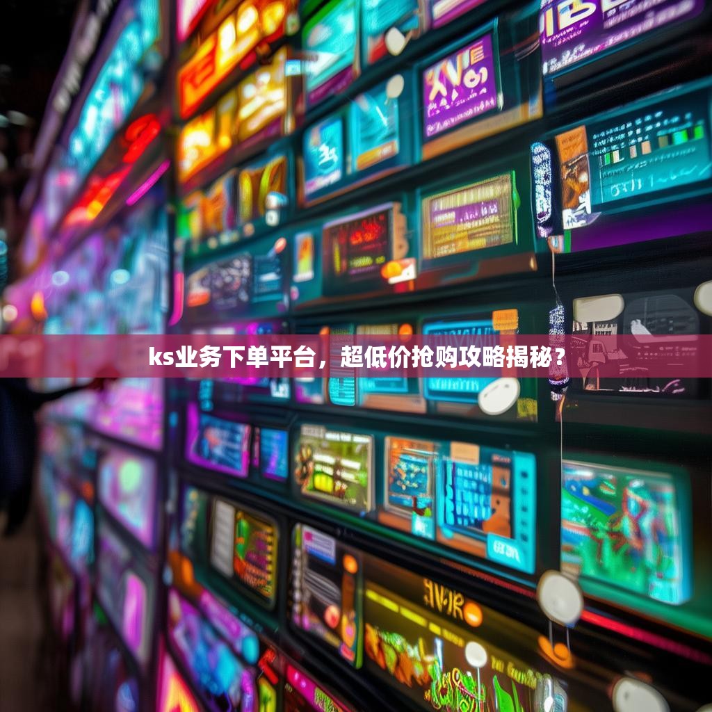 ks业务下单平台，超低价抢购攻略揭秘？