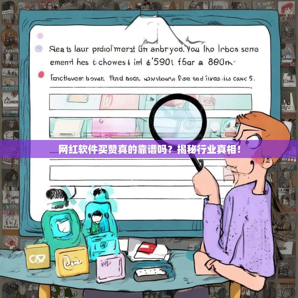 网红软件买赞真的靠谱吗？揭秘行业真相！