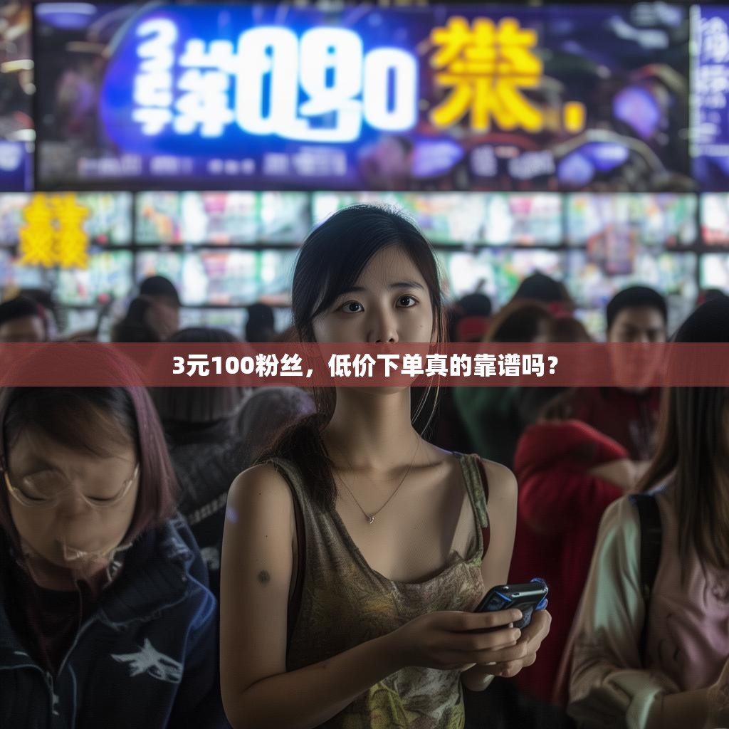 3元100粉丝，低价下单真的靠谱吗？