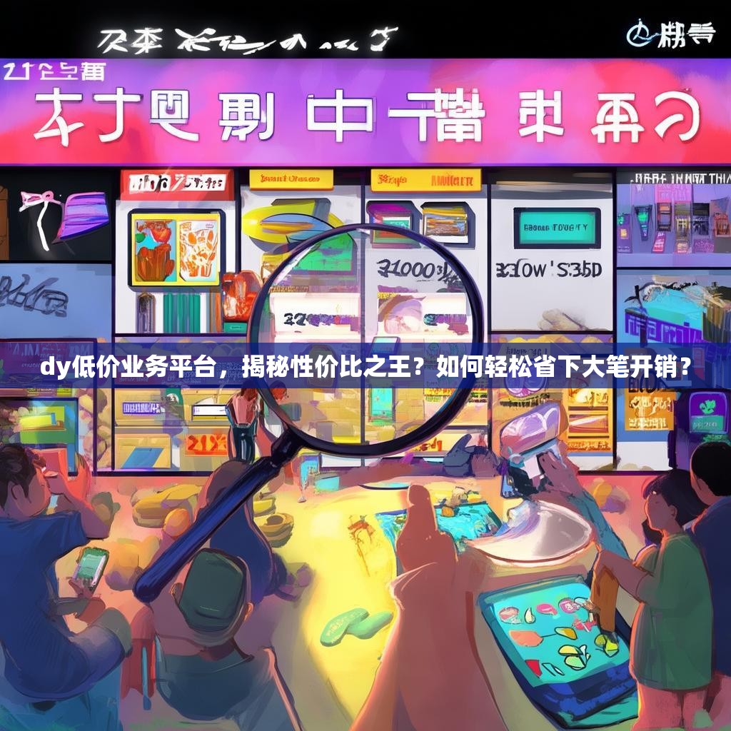 dy低价业务平台，揭秘性价比之王？如何轻松省下大笔开销？