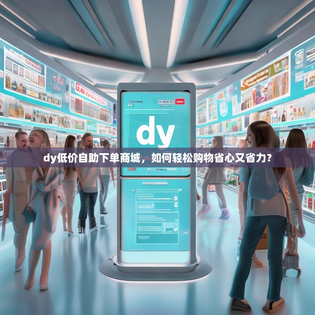 dy低价自助下单商城，如何轻松购物省心又省力？