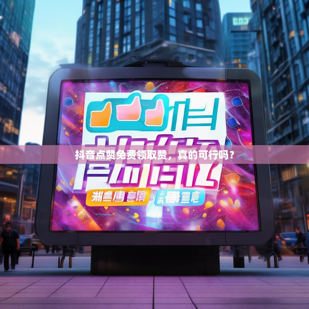 抖音点赞免费领取赞，真的可行吗？