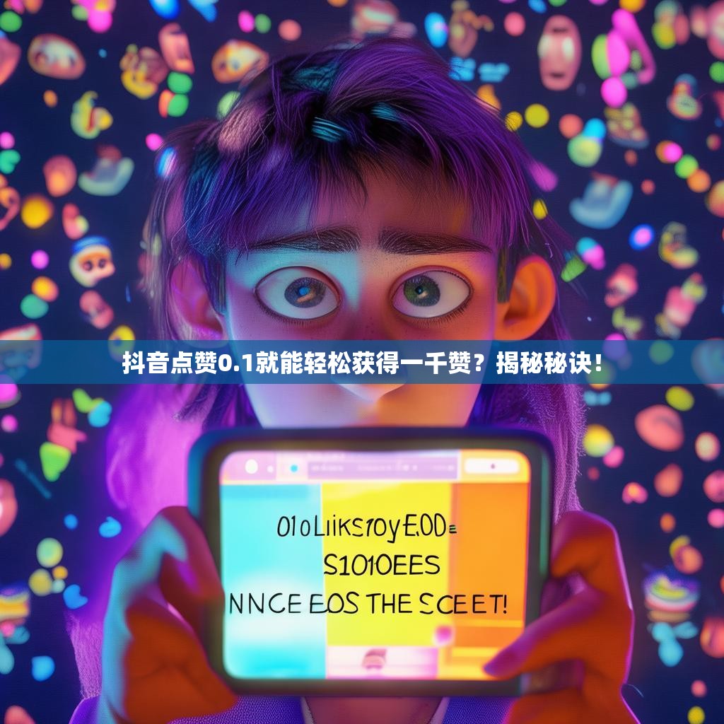 抖音点赞0.1就能轻松获得一千赞？揭秘秘诀！