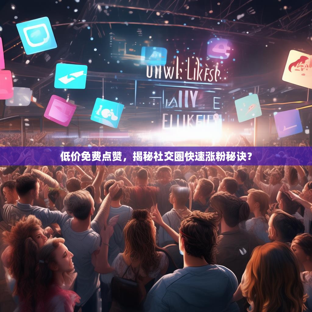 低价免费点赞，揭秘社交圈快速涨粉秘诀？