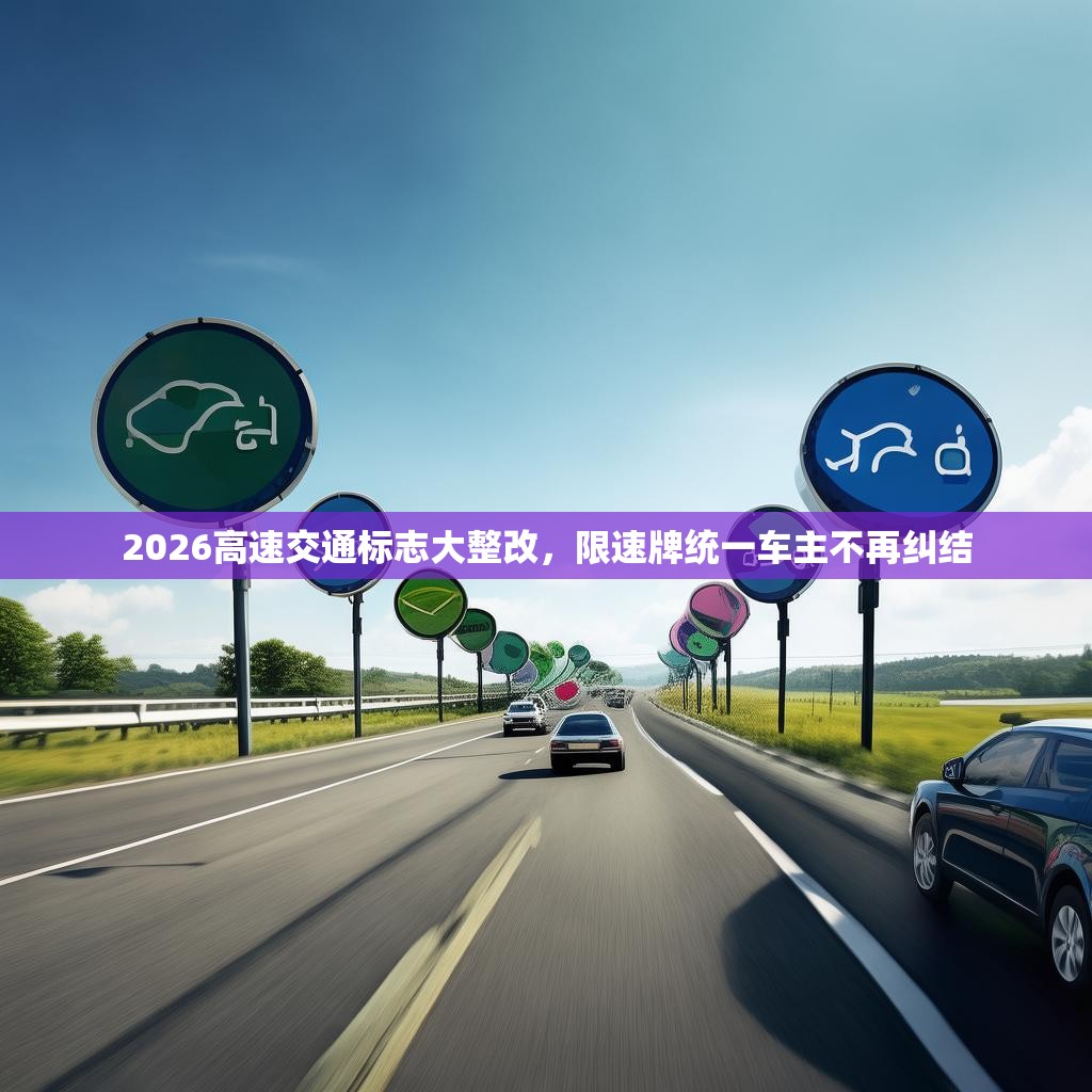 2026高速交通标志大整改，限速牌统一车主不再纠结