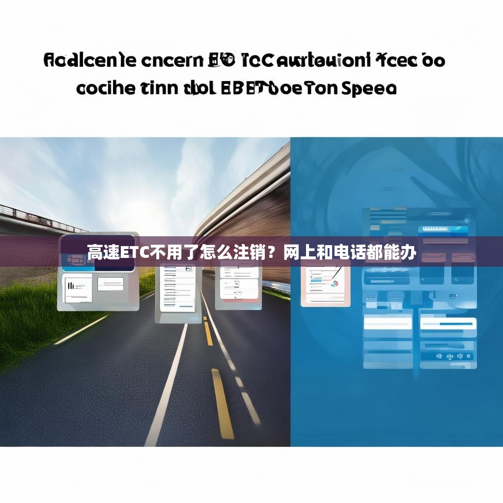 高速ETC不用了怎么注销？网上和电话都能办