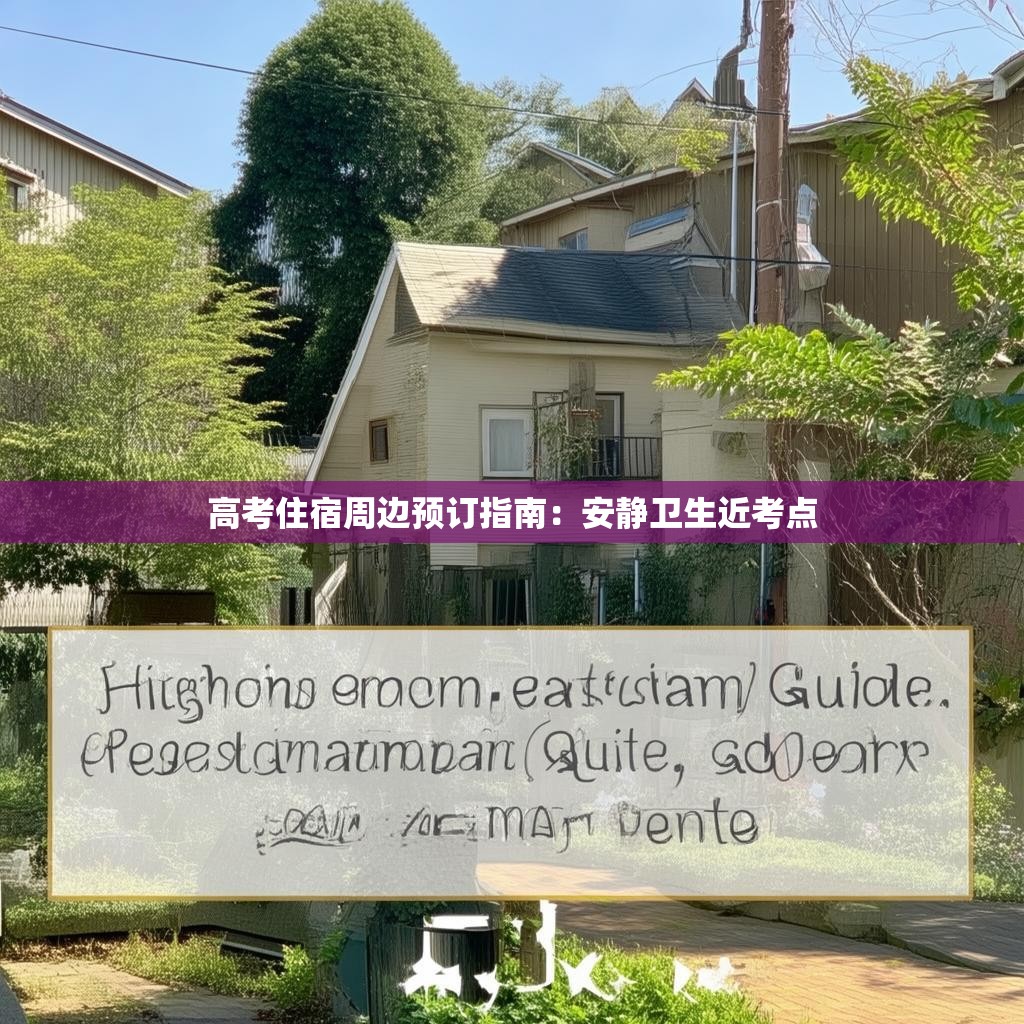 高考住宿周边预订指南：安静卫生近考点
