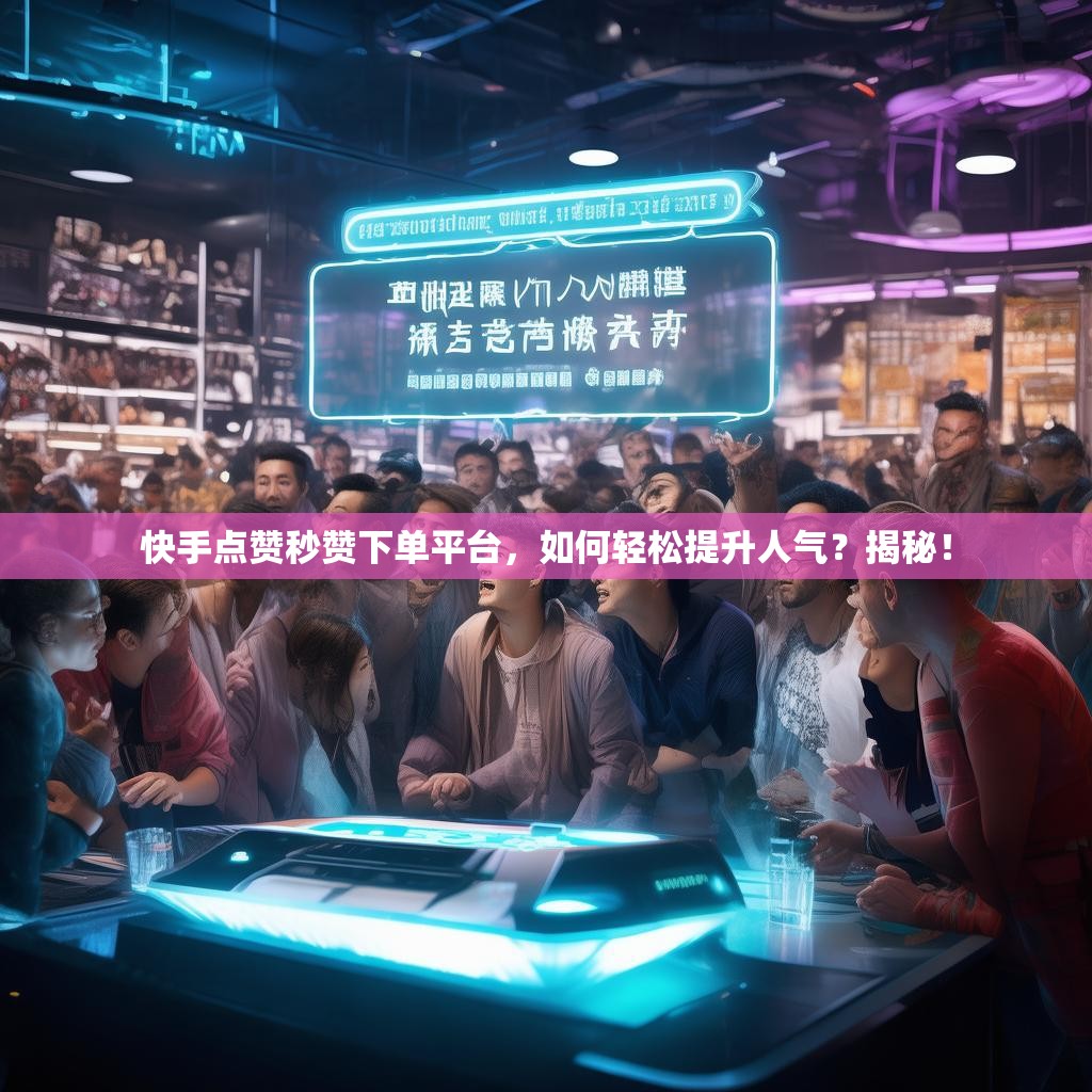 快手点赞秒赞下单平台，如何轻松提升人气？揭秘！