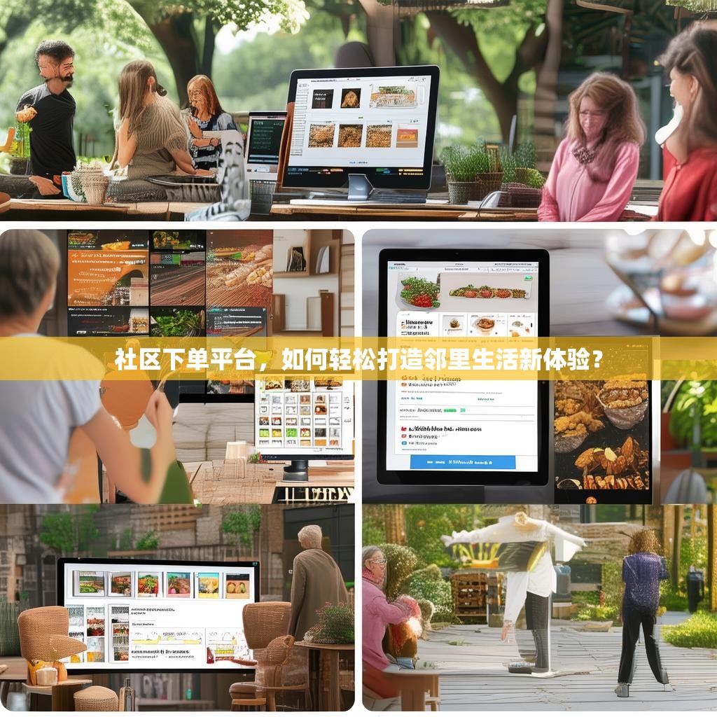 社区下单平台，如何轻松打造邻里生活新体验？