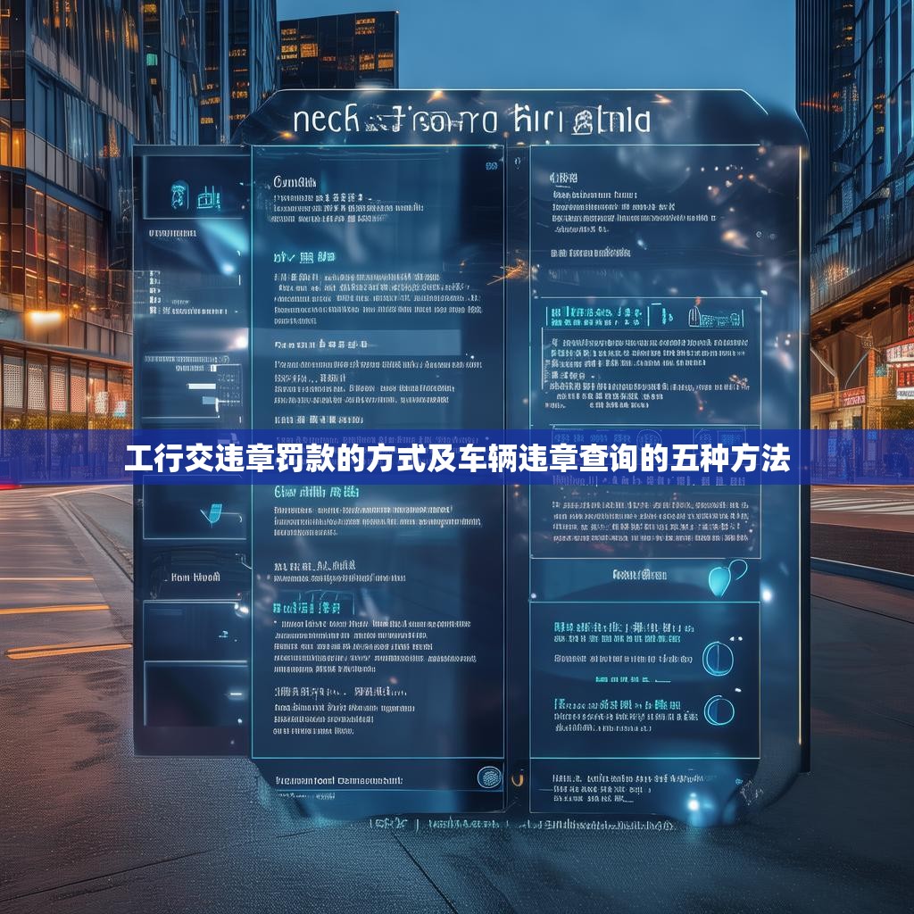 工行交违章罚款的方式及车辆违章查询的五种方法