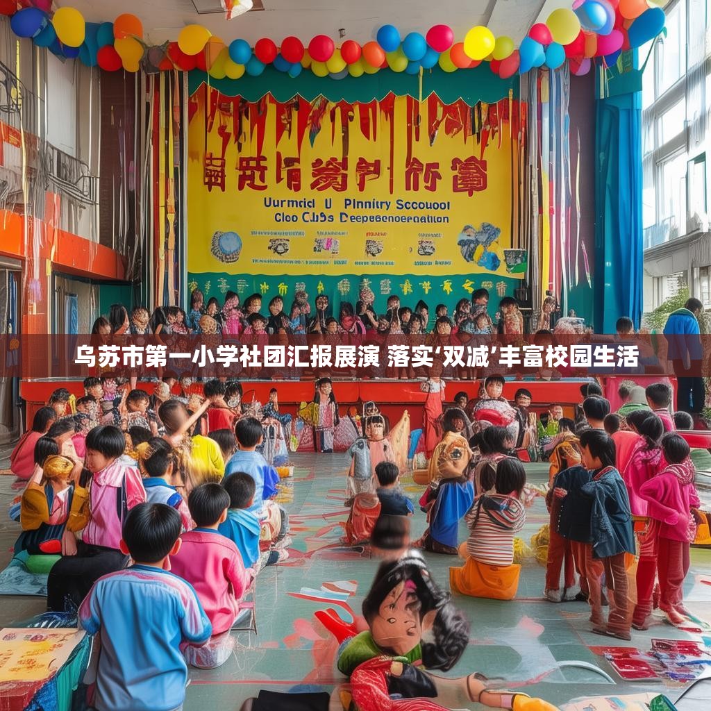 乌苏市第一小学社团汇报展演 落实‘双减’丰富校园生活