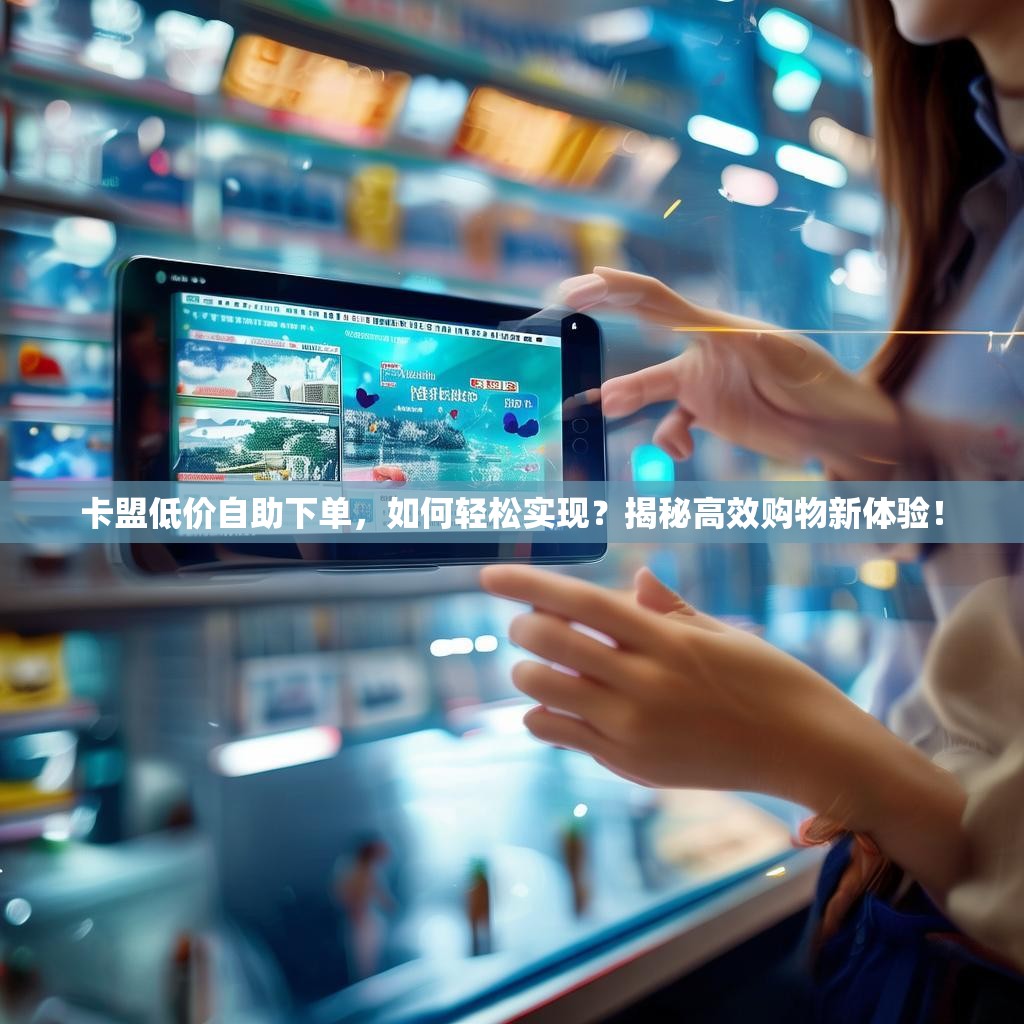 卡盟低价自助下单,如何轻松实现?揭秘高效购物新体验!
