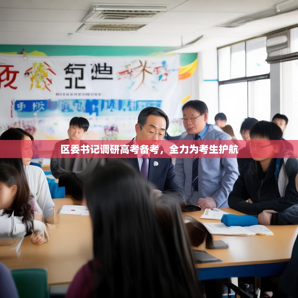 区委书记调研高考备考，全力为考生护航
