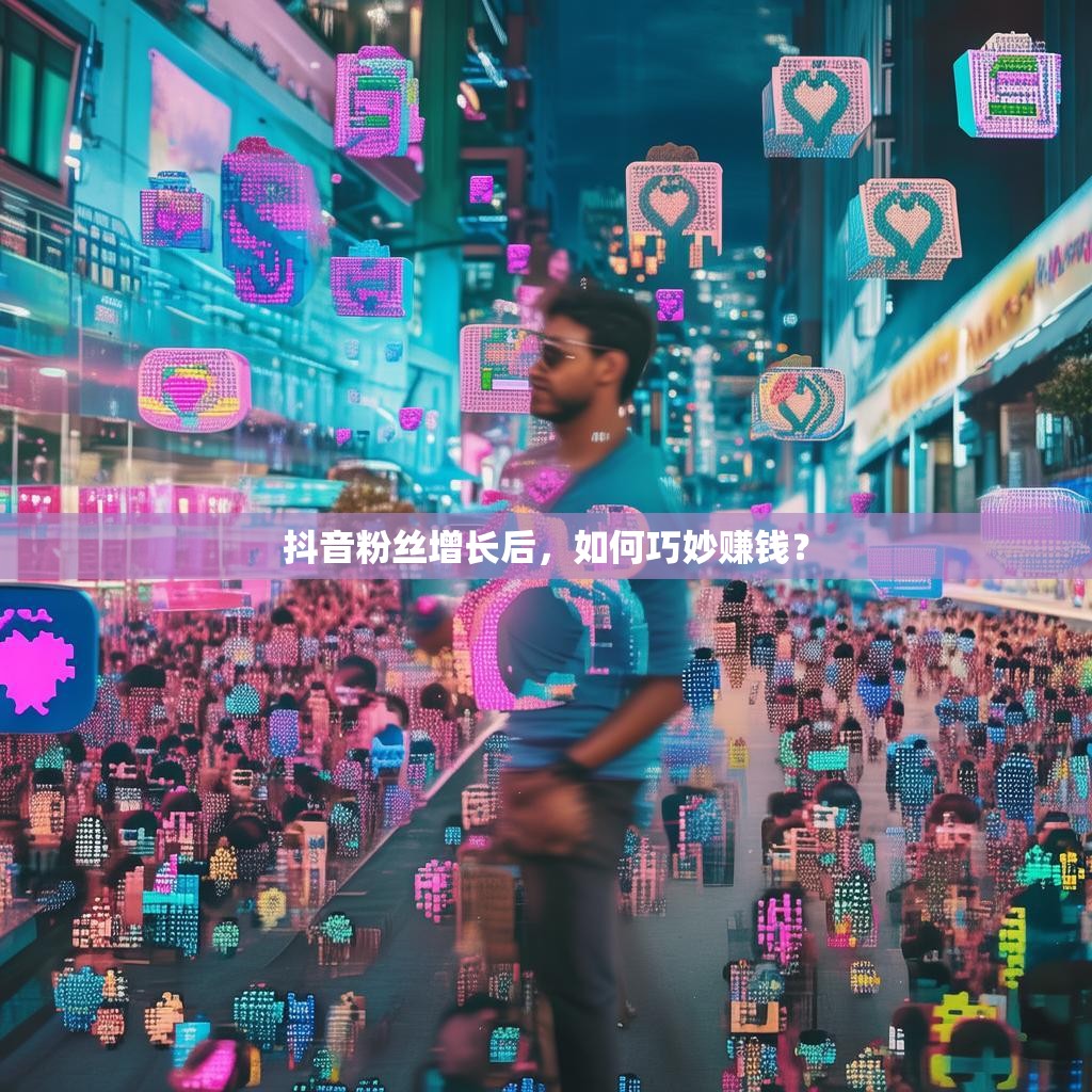 抖音粉丝增长后,如何巧妙赚钱?