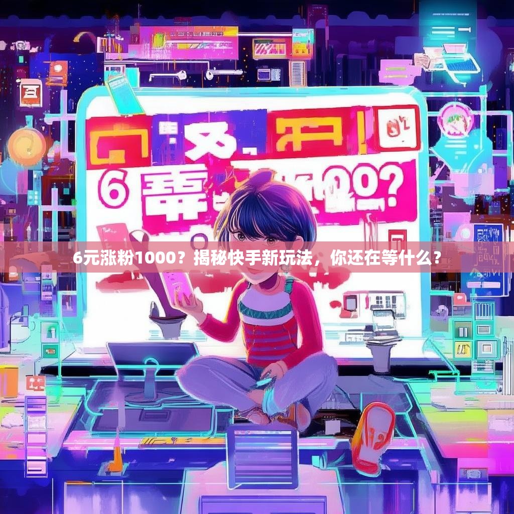 6元涨粉1000?揭秘快手新玩法,你还在等什么?
