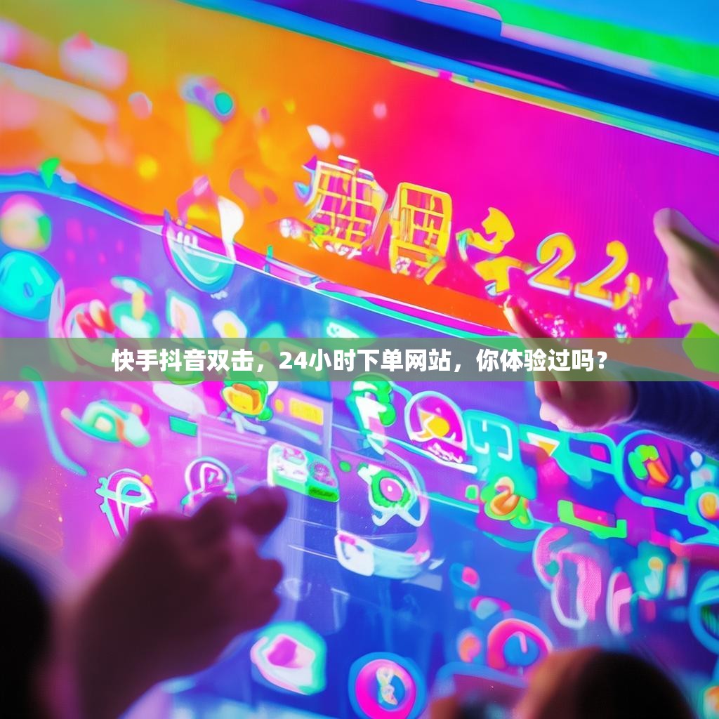 快手抖音双击，24小时下单网站，你体验过吗？