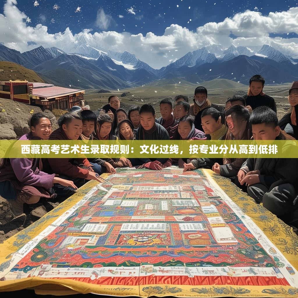 西藏高考艺术生录取规则：文化过线，按专业分从高到低排