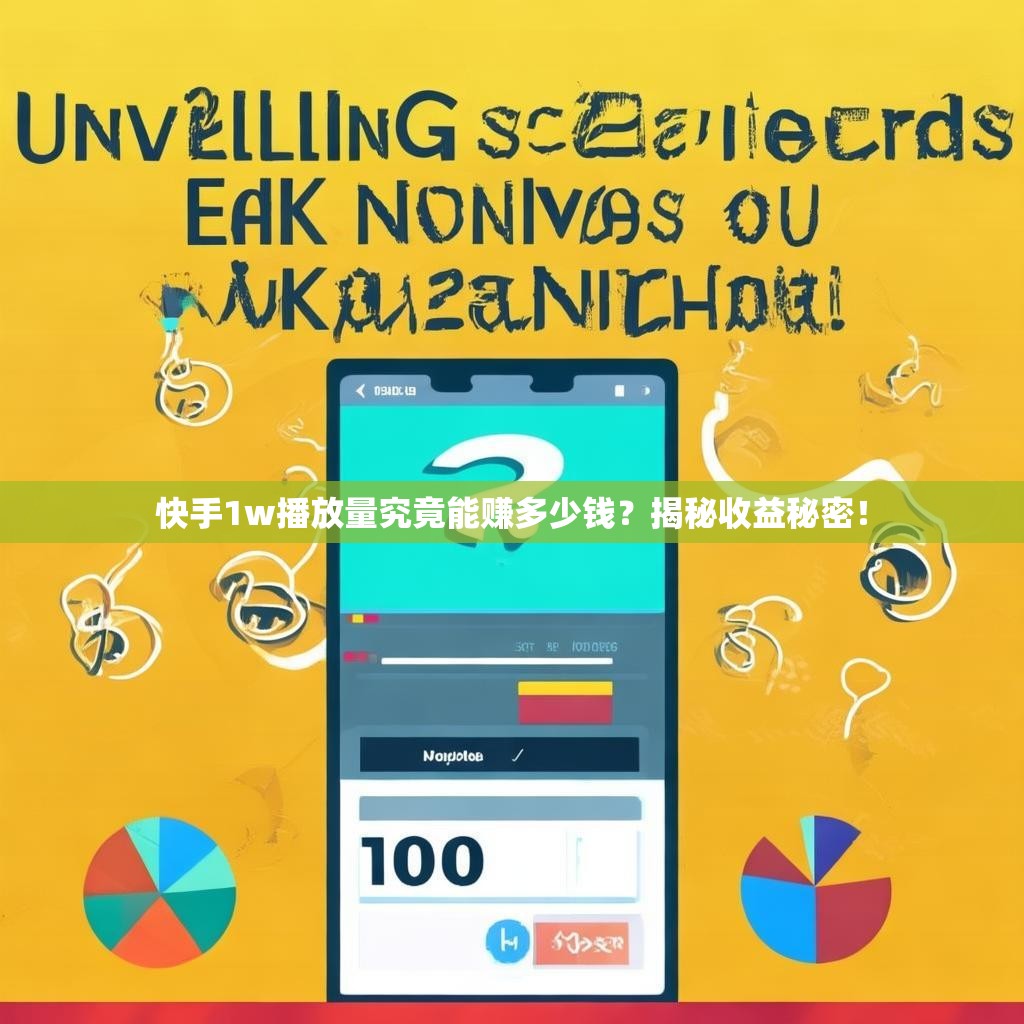 快手1w播放量究竟能赚多少钱？揭秘收益秘密！