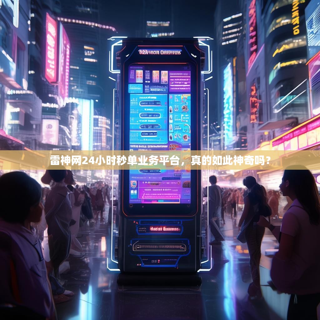 雷神网24小时秒单业务平台,真的如此神奇吗?