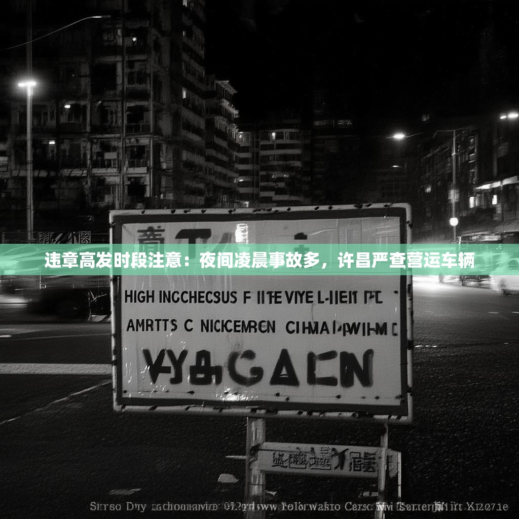 违章高发时段注意：夜间凌晨事故多，许昌严查营运车辆