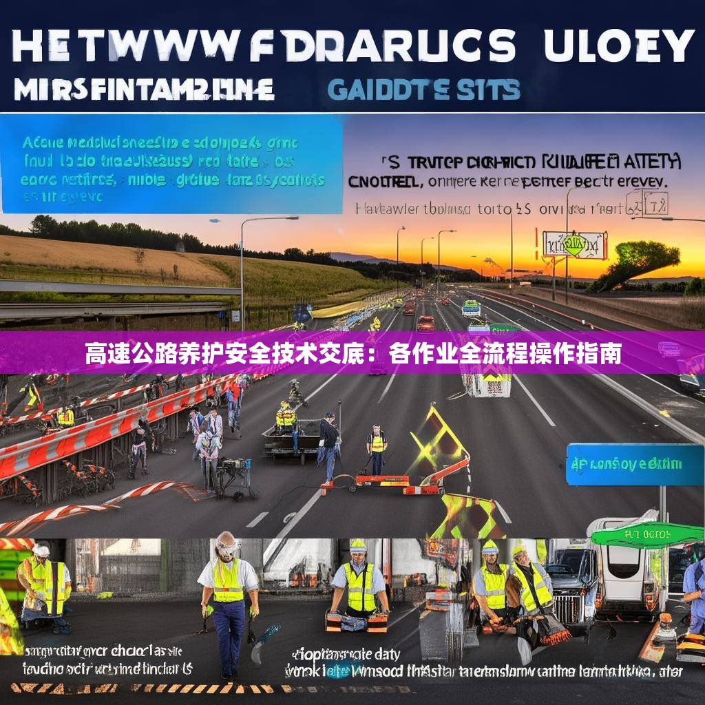 高速公路养护安全技术交底：各作业全流程操作指南