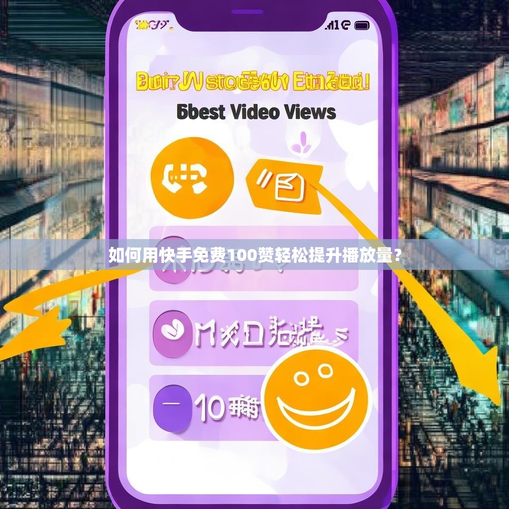 如何用快手免费100赞轻松提升播放量?