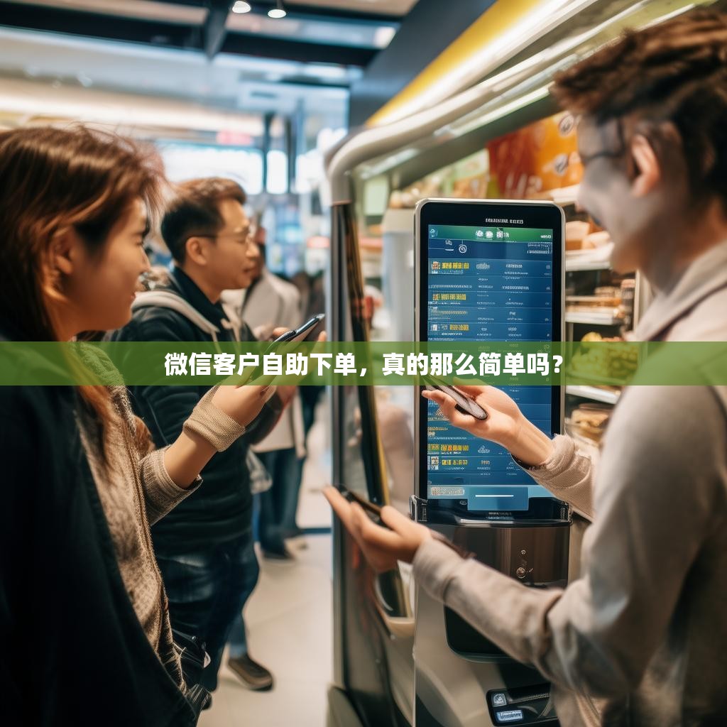 微信客户自助下单，真的那么简单吗？