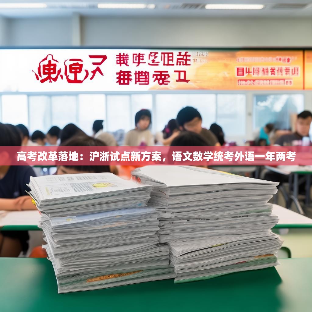高考改革落地：沪浙试点新方案，语文数学统考外语一年两考