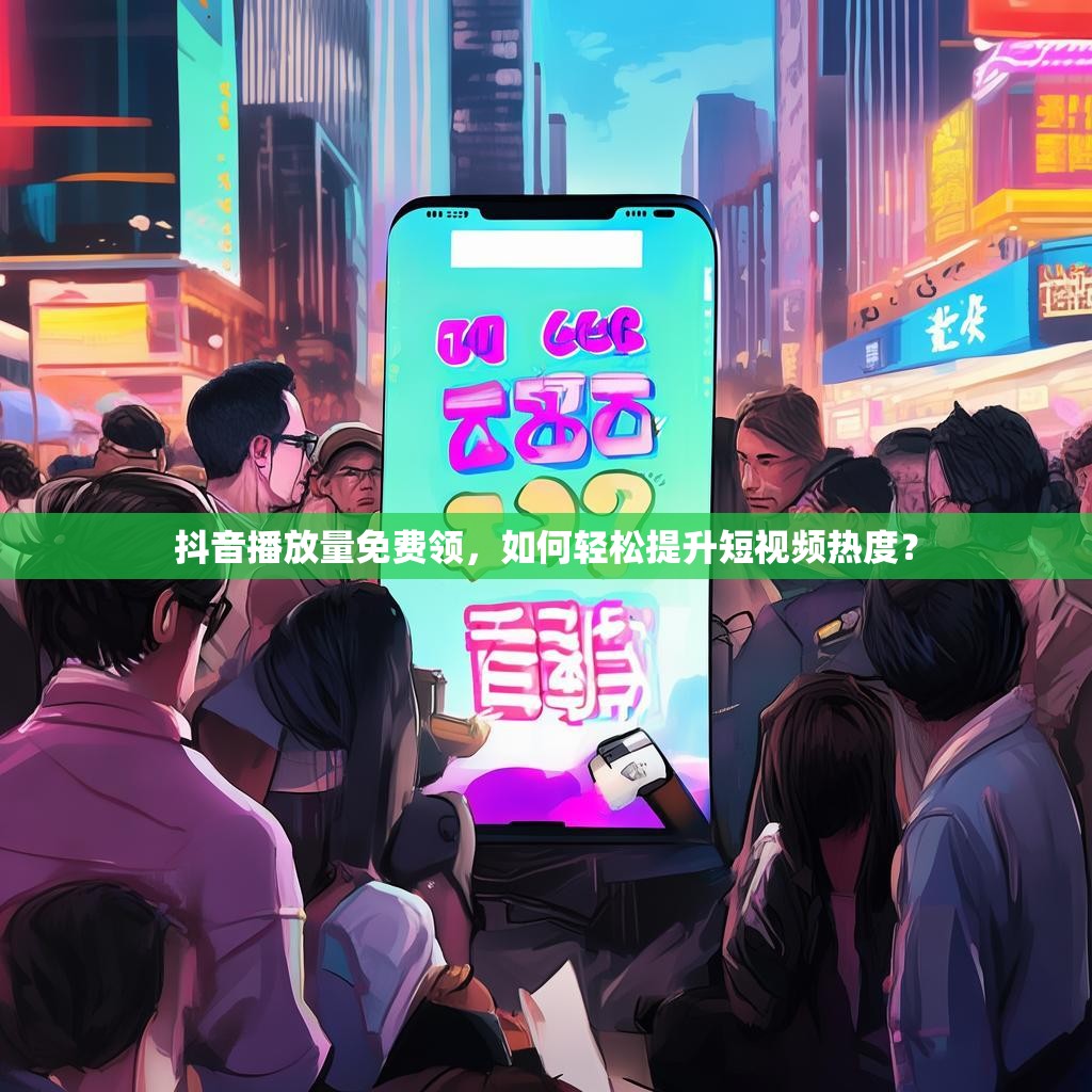 抖音播放量免费领，如何轻松提升短视频热度？