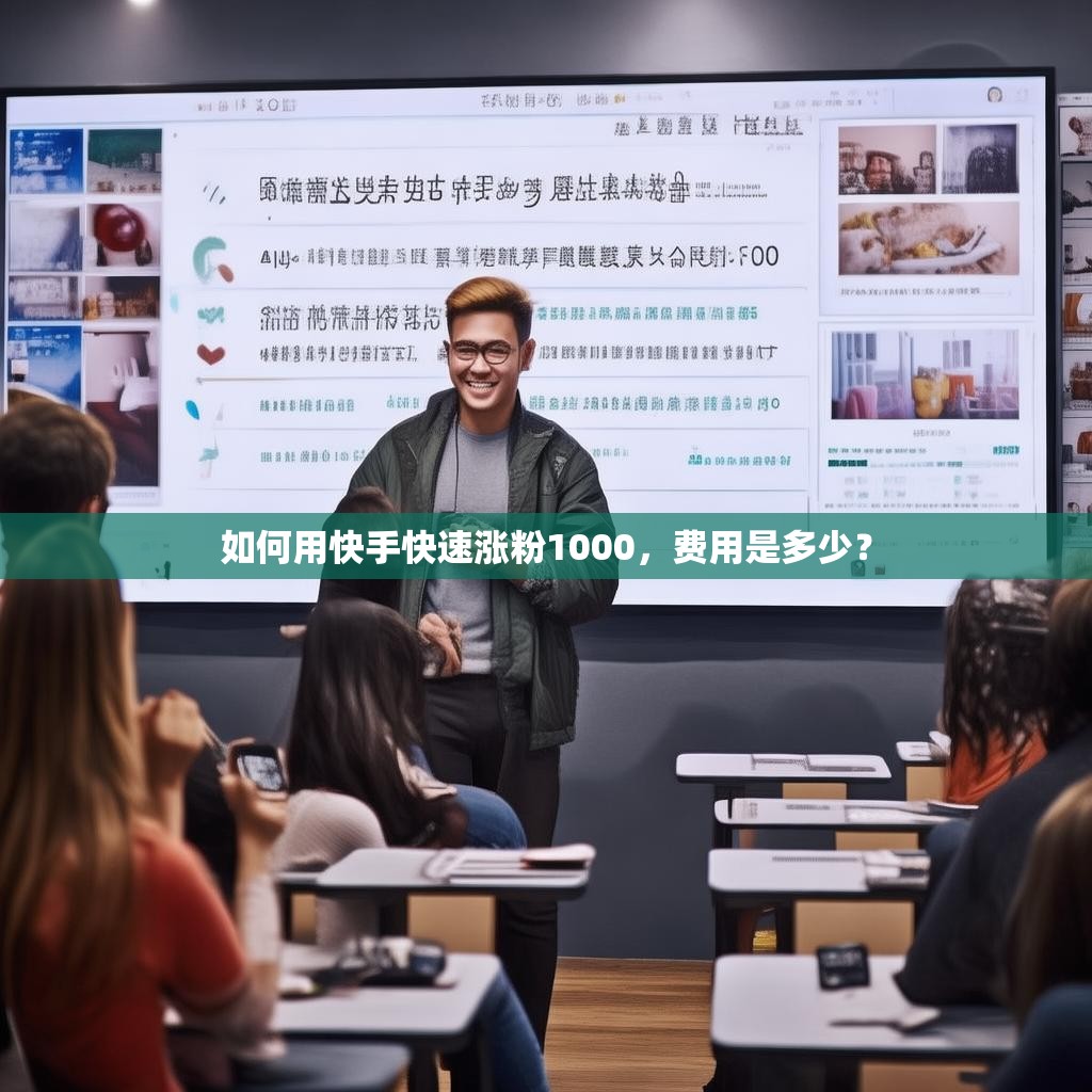 如何用快手快速涨粉1000，费用是多少？