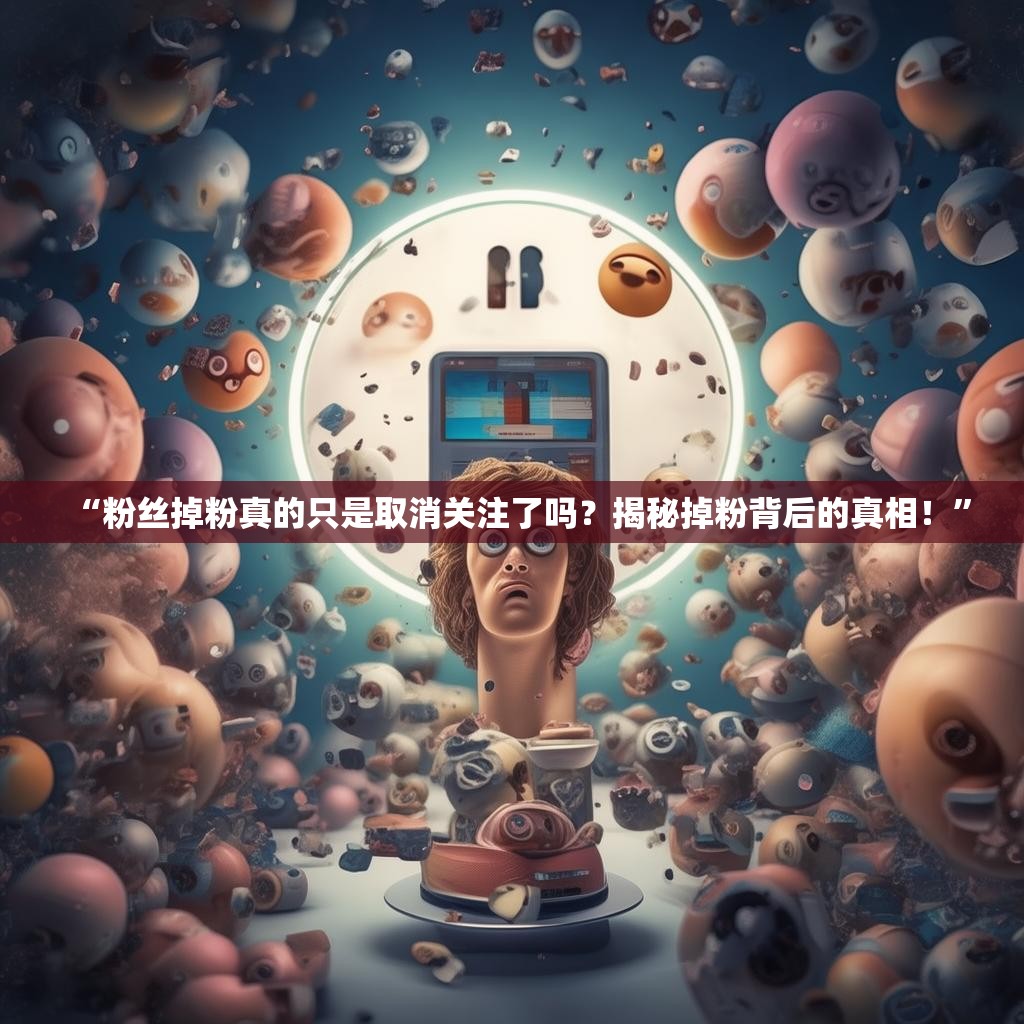 “粉丝掉粉真的只是取消关注了吗？揭秘掉粉背后的真相！”