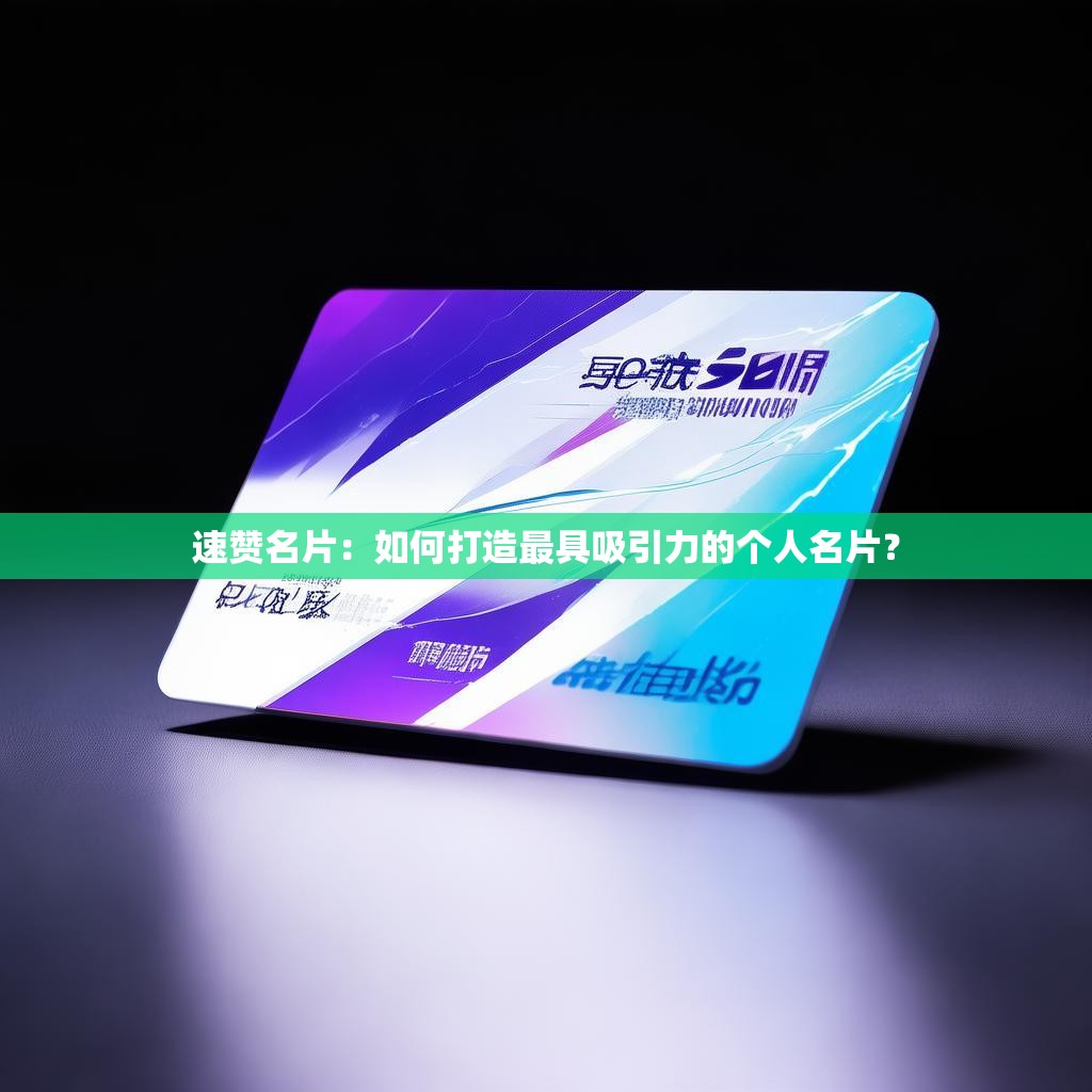 速赞名片：如何打造最具吸引力的个人名片？