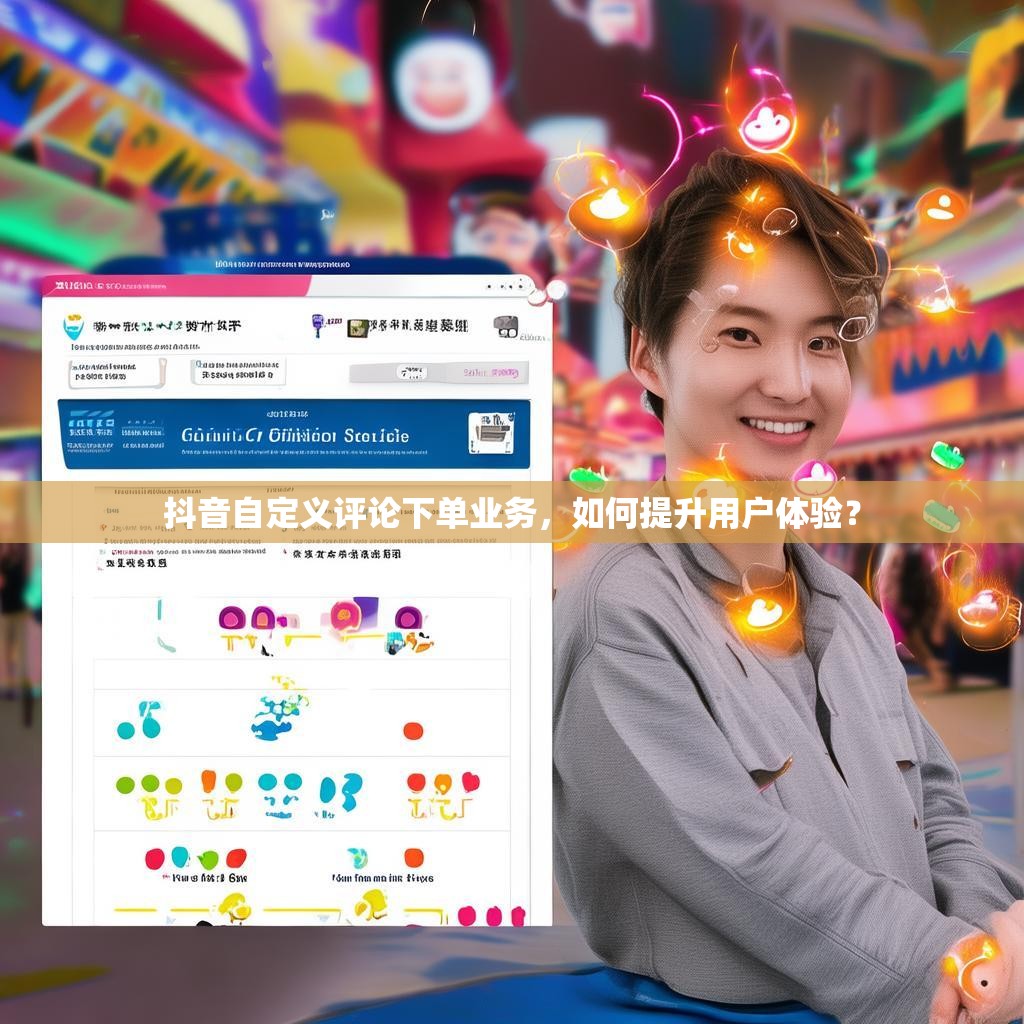 抖音自定义评论下单业务，如何提升用户体验？