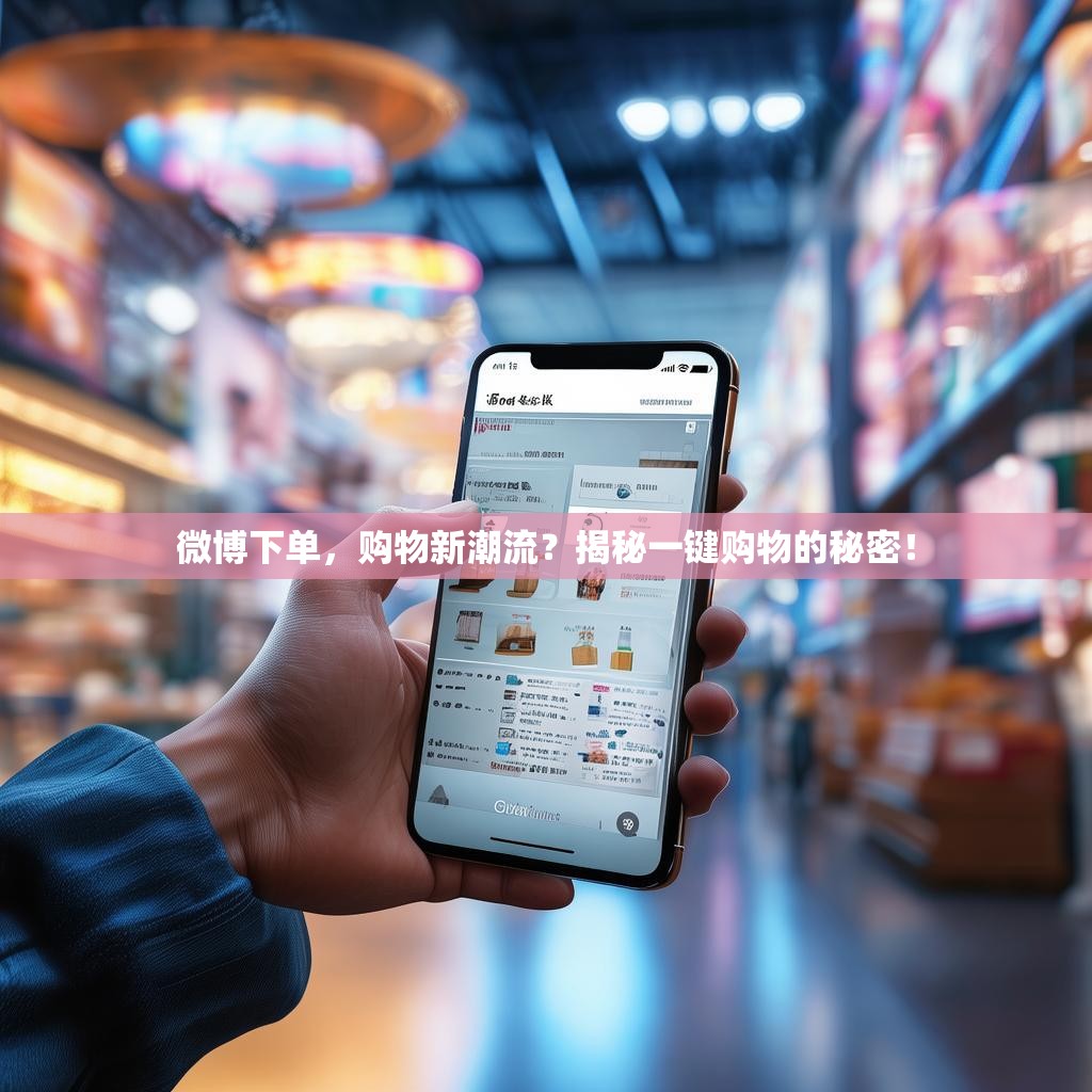 微博下单，购物新潮流？揭秘一键购物的秘密！