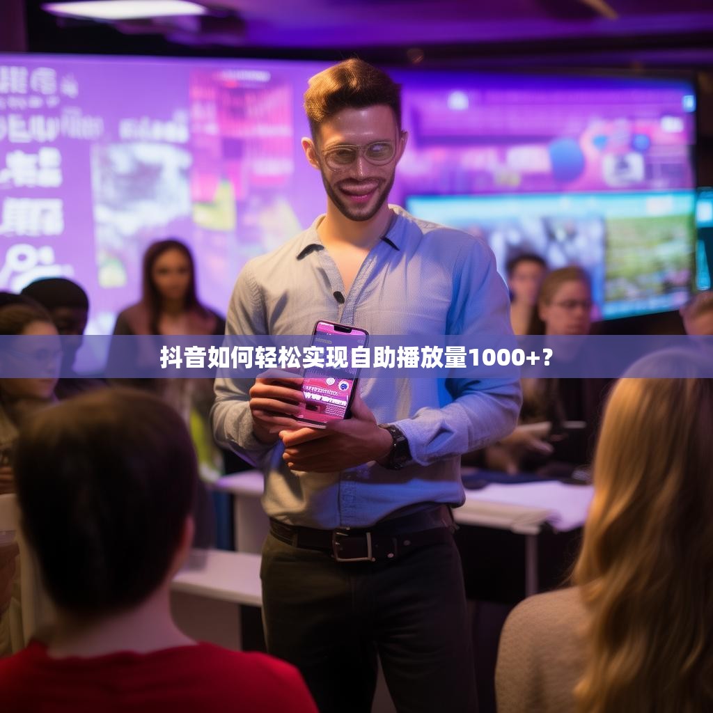 抖音如何轻松实现自助播放量1000+？