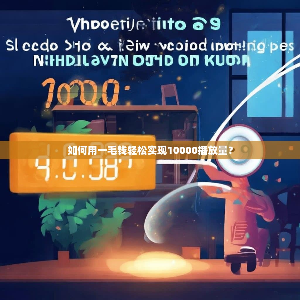 如何用一毛钱轻松实现10000播放量？