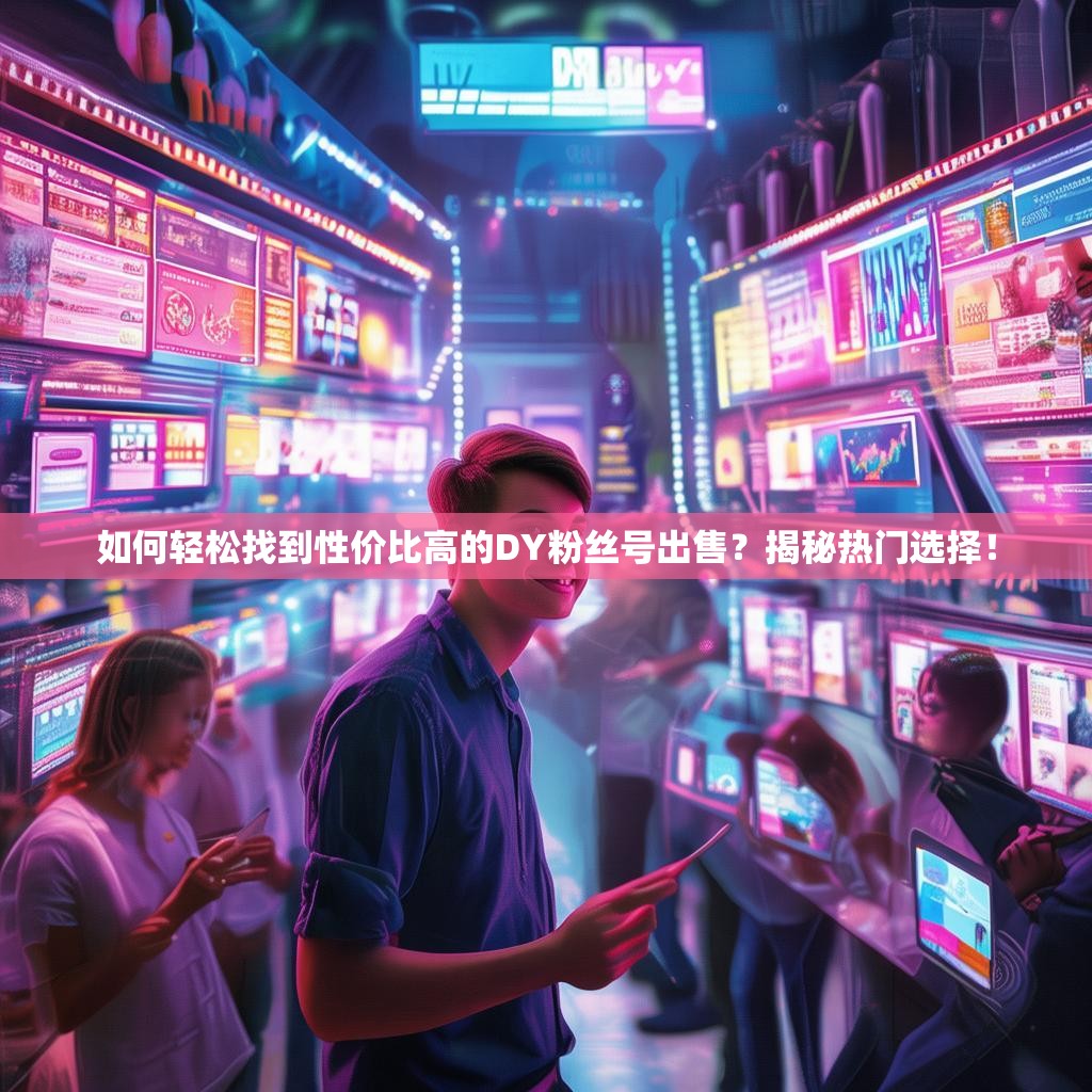 如何轻松找到性价比高的DY粉丝号出售？揭秘热门选择！