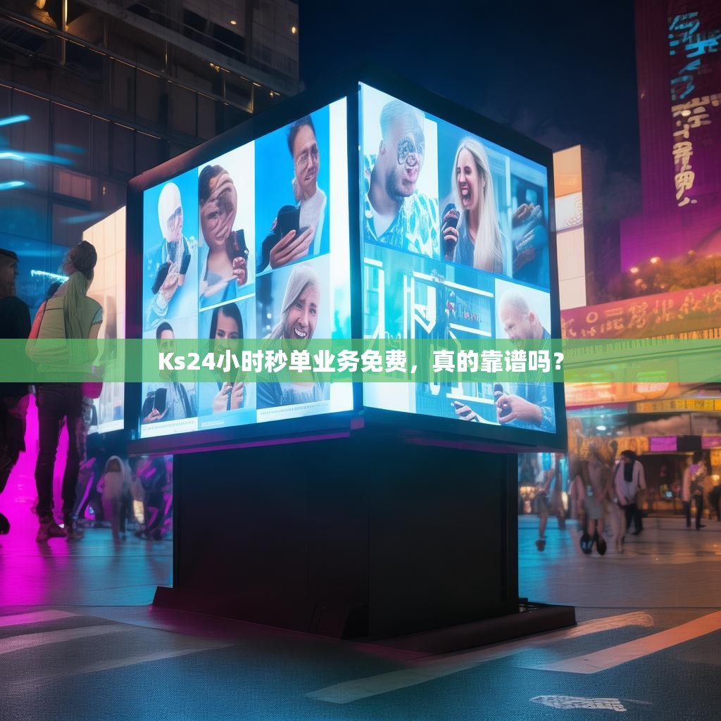 Ks24小时秒单业务免费，真的靠谱吗？