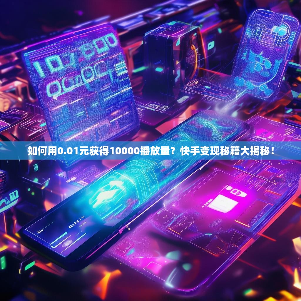 如何用0.01元获得10000播放量?快手变现秘籍大揭秘!