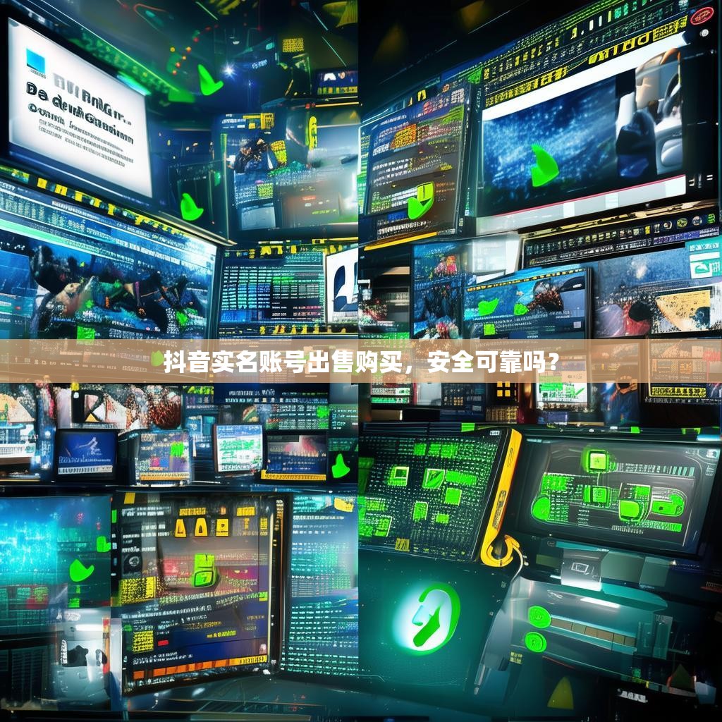 抖音实名账号出售购买，安全可靠吗？
