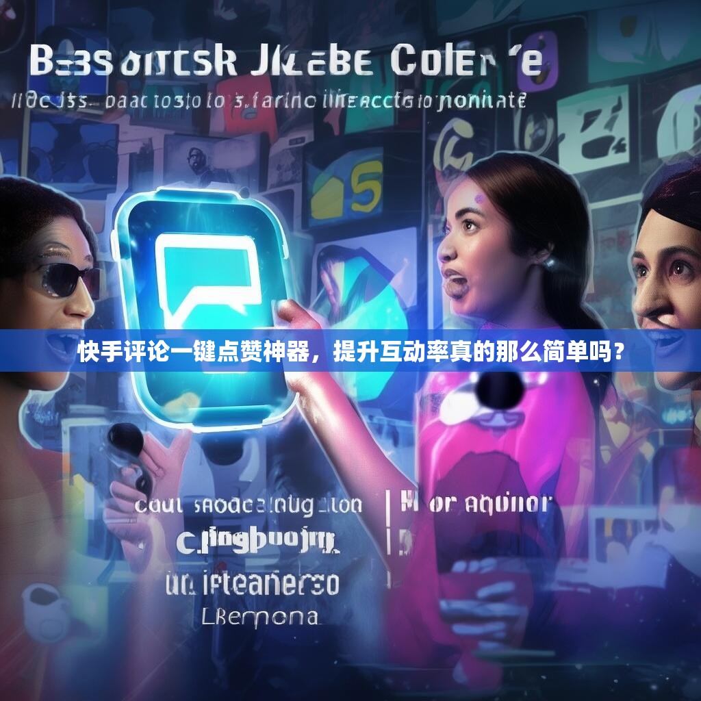 快手评论一键点赞神器，提升互动率真的那么简单吗？